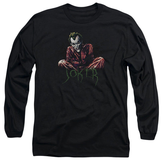 Batman Straight Jacket Mens Long Sleeve Shirt Black Officially Licensed