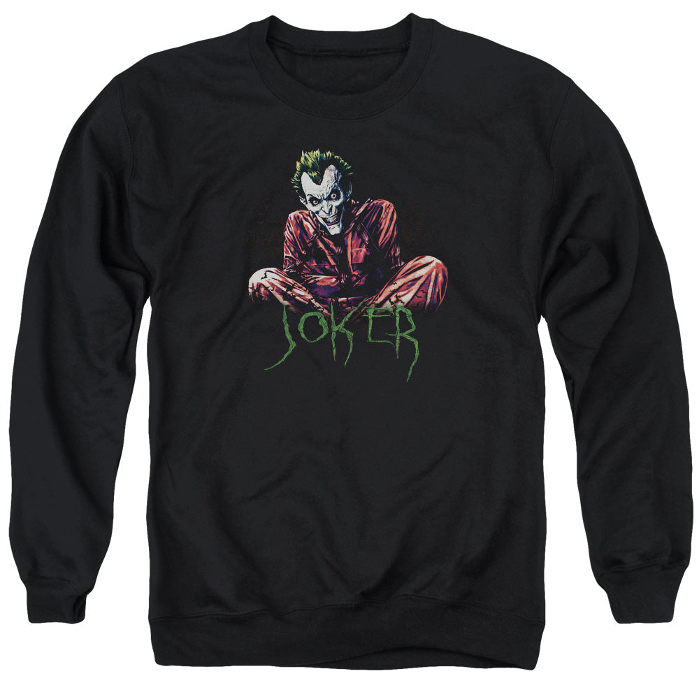 Batman Straight Jacket Mens Crewneck Sweatshirt Black