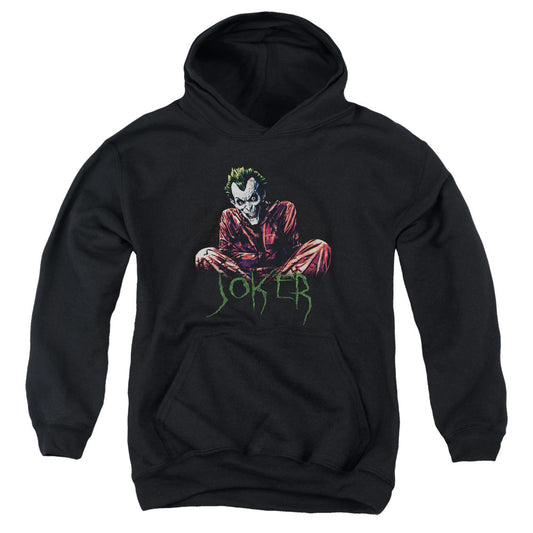 Batman Straight Jacket Kids Youth Hoodie Black Officially Licensed