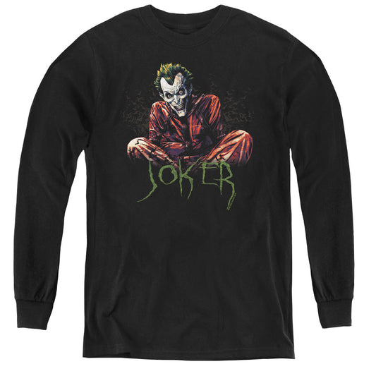 Batman Straight Jacket Long Sleeve Kids Youth T Shirt Black Officially Licensed