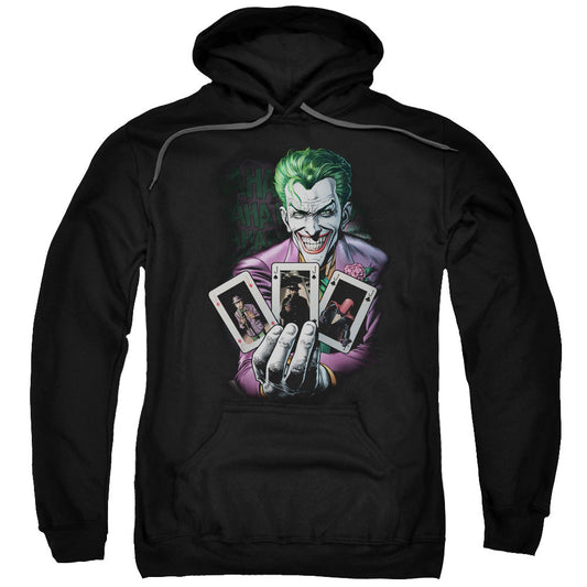 Batman 3 Of A Kind Mens Hoodie Black Officially Licensed
