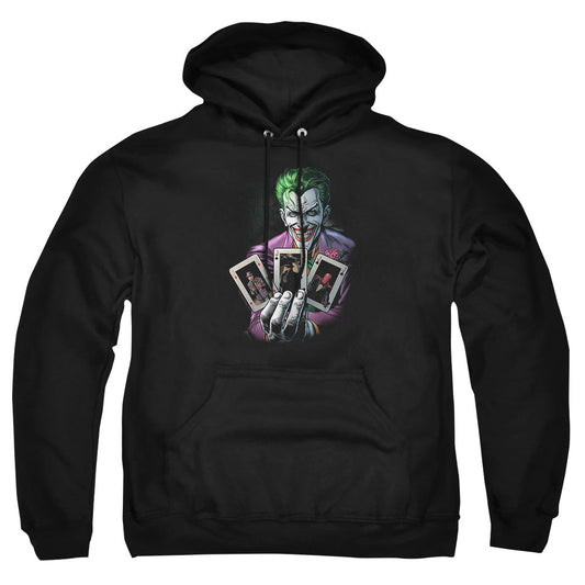 Batman 3 Of A Kind Mens Hoodie Black Officially Licensed
