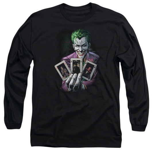 Batman 3 Of A Kind Mens Long Sleeve Shirt Black Officially Licensed