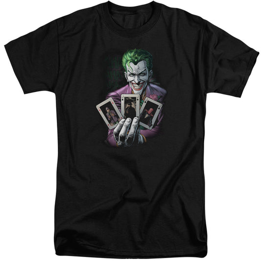 Batman 3 Of A Kind Mens Tall T Shirt Black Officially Licensed