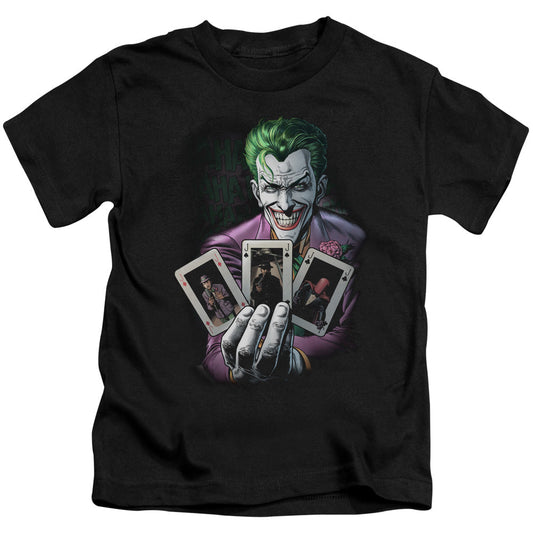 Batman 3 Of A Kind Juvenile Kids Youth T Shirt Black Officially Licensed