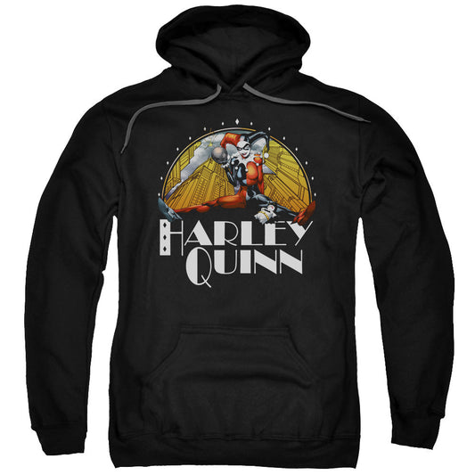 Batman Play Date Mens Hoodie Black Officially Licensed