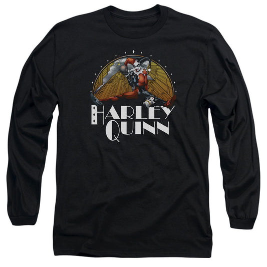 Batman Play Date Mens Long Sleeve Shirt Black Officially Licensed