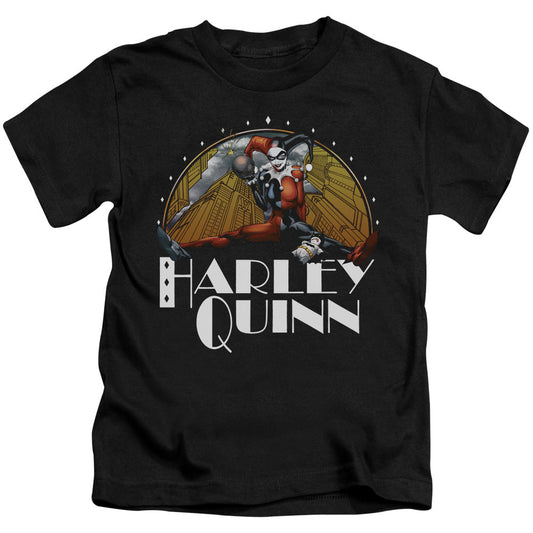 Batman Play Date Juvenile Kids Youth T Shirt Black Officially Licensed
