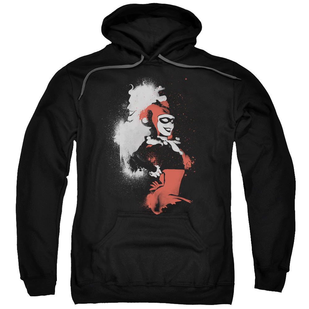 Batman Splatered Couple Mens Hoodie Black Officially Licensed