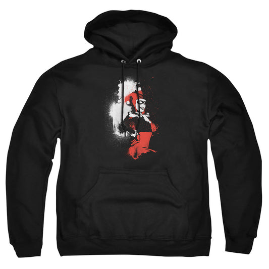 Batman Splattered Couple Mens Hoodie Black Officially Licensed