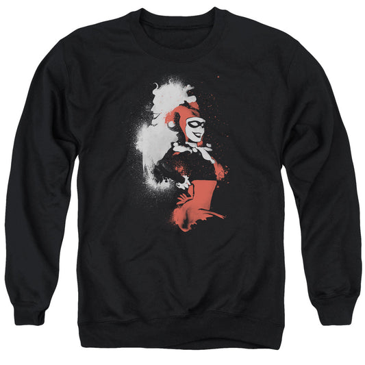 Batman Splattered Couple Mens Crewneck Sweatshirt Black