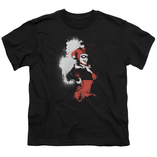Batman Splatered Couple Kids Youth T Shirt Black Officially Licensed