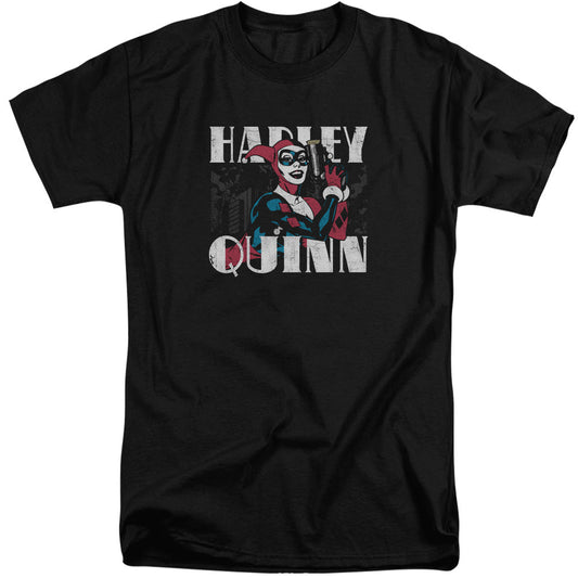 Batman Harley Bold Mens Tall T Shirt Black Officially Licensed