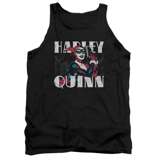 Batman Harley Bold Mens Tank Top Shirt Black Officially Licensed