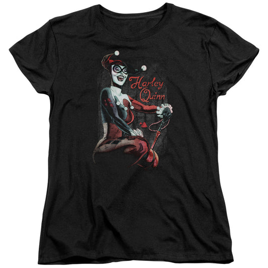 Batman Laugh It Up Womens T Shirt Black Officially Licensed