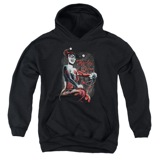 Batman Laugh It Up Kids Youth Hoodie Black Officially Licensed