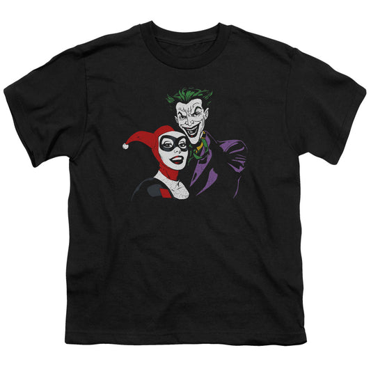 Batman Joker & Harley Kids Youth T Shirt Black Officially Licensed