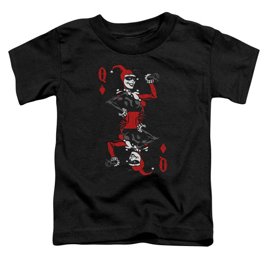 Batman Quinn Of Diamonds Toddler Kids Youth T Shirt Black Officially Licensed