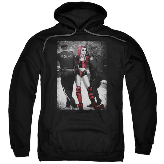 Batman Arrest Mens Hoodie Black Officially Licensed