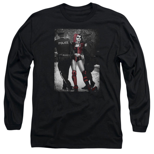 Batman Arrest Mens Long Sleeve Shirt Black Officially Licensed