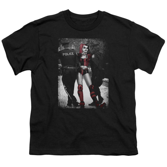 Batman Arrest Kids Youth T Shirt Black Officially Licensed