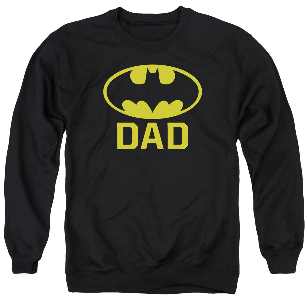 Batman Bat Dad Mens Crewneck Sweatshirt Black