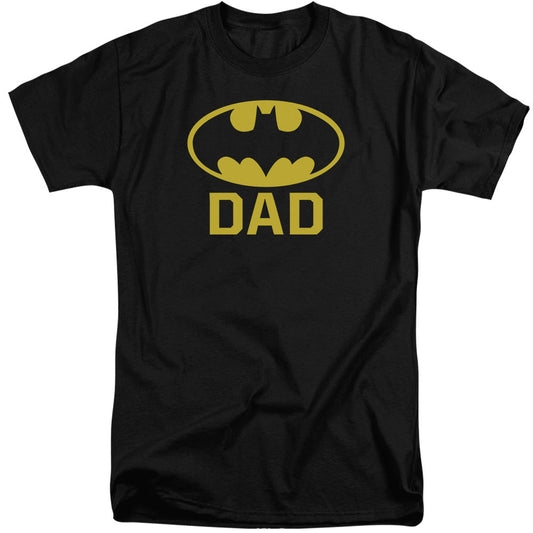 Batman Bat Dad Mens Tall T Shirt Black Officially Licensed