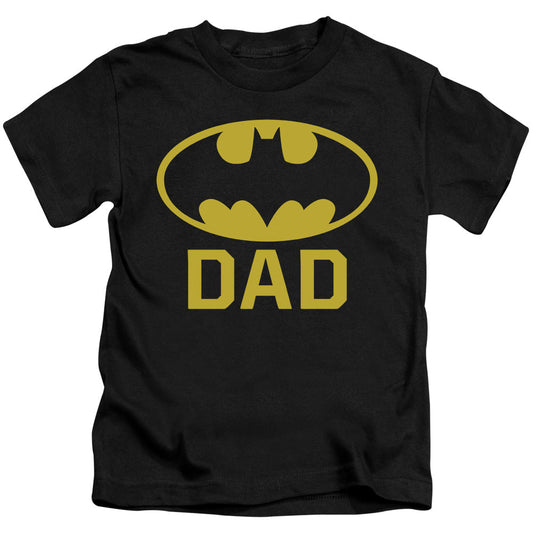 Batman Bat Dad Juvenile Kids Youth T Shirt Black Officially Licensed