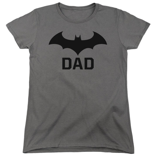 Batman Hush Dad Womens T Shirt Charcoal Officially Licensed