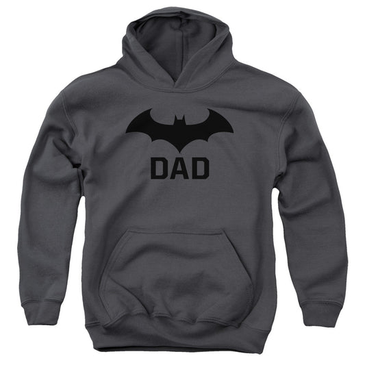 Batman Hush Dad Kids Youth Hoodie Charcoal Officially Licensed