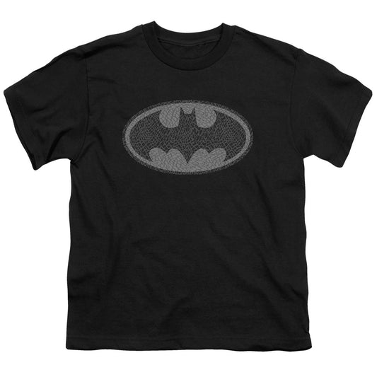 Batman Elephant Signal Kids Youth T Shirt Black Officially Licensed