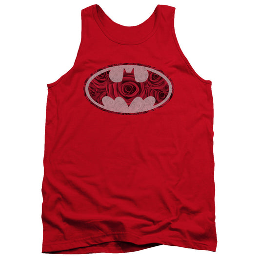 Batman Rosey Signal Mens Tank Top Shirt Red Officially Licensed