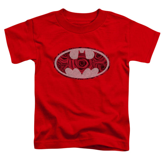 Batman Rosey Signal Toddler Kids Youth T Shirt Red Officially Licensed