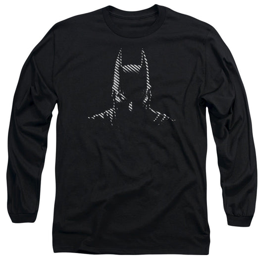 Batman Noir Mens Long Sleeve Shirt Black Officially Licensed