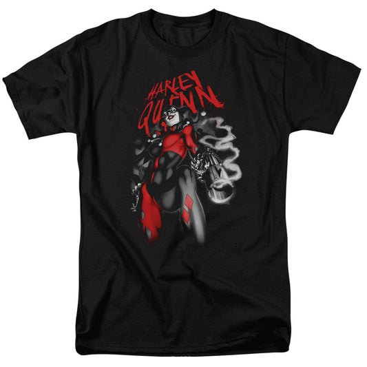 Batman Down The Barrel Mens T Shirt Black Officially Licensed