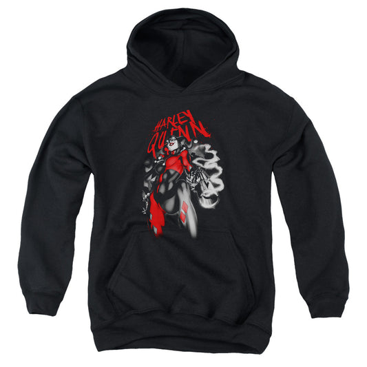 Batman Down The Barrel Kids Youth Hoodie Black Officially Licensed