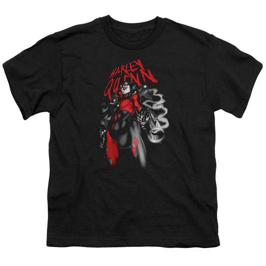 Batman Down The Barrel Kids Youth T Shirt Black Officially Licensed