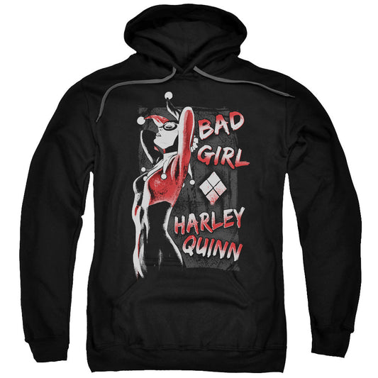 Batman Bad Girl Mens Hoodie Black Officially Licensed