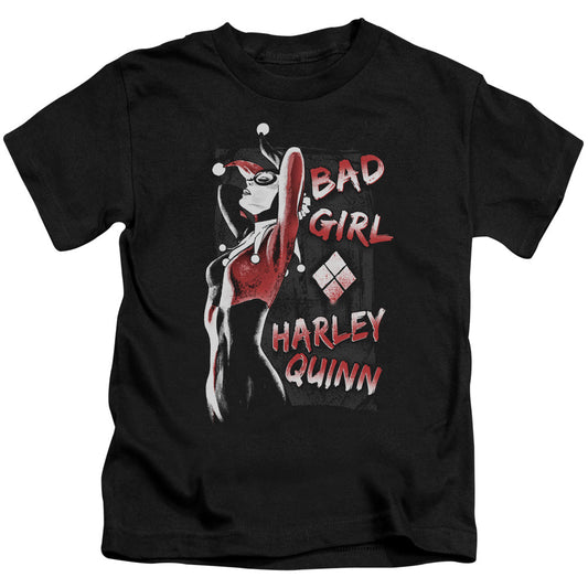Batman Bad Girl Juvenile Kids Youth T Shirt Black Officially Licensed
