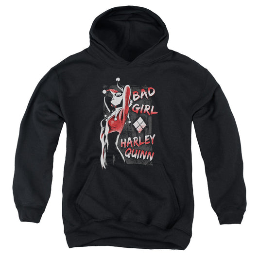 Batman Bad Girl Kids Youth Hoodie Black Officially Licensed