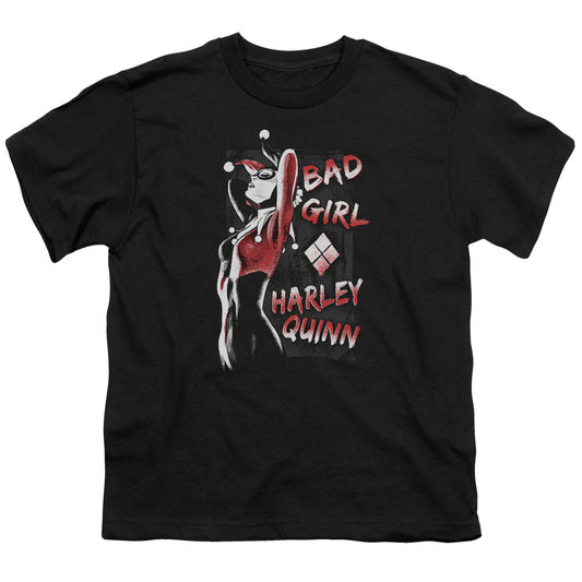 Batman Bad Girl Kids Youth T Shirt Black Officially Licensed