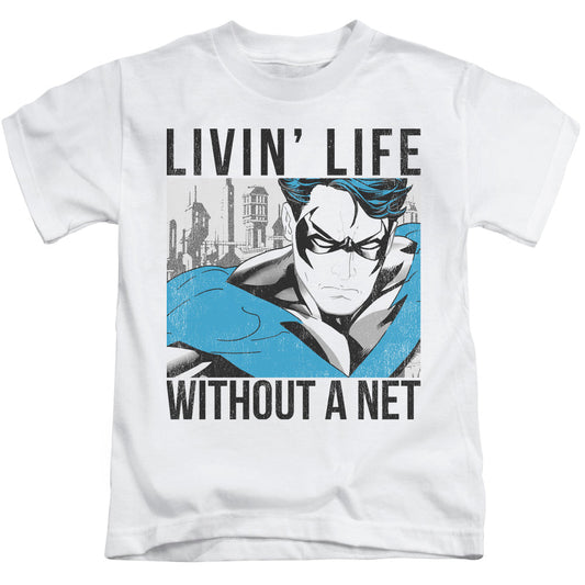 Batman Without A Net Juvenile Kids Youth T Shirt White Officially Licensed