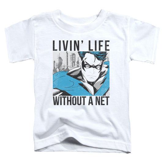 Batman Without A Net Toddler Kids Youth T Shirt White Officially Licensed
