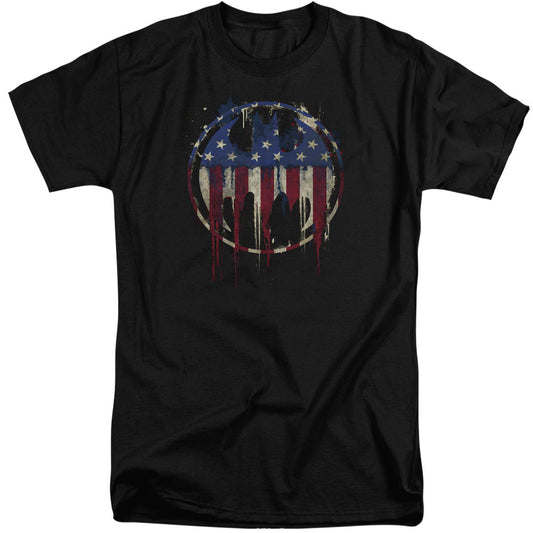 Batman Bleeding Signal Mens Tall T Shirt Black Officially Licensed