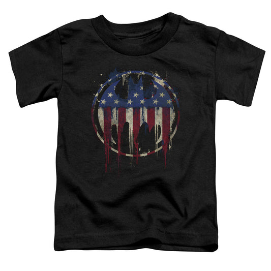 Batman Bleeding Signal Toddler Kids Youth T Shirt Black Officially Licensed