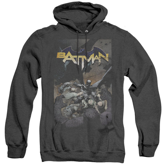 Batman Batman One Heather Mens Hoodie Black Officially Licensed