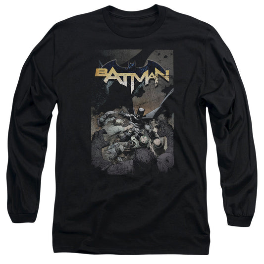 Batman Batman One Mens Long Sleeve Shirt Black Officially Licensed