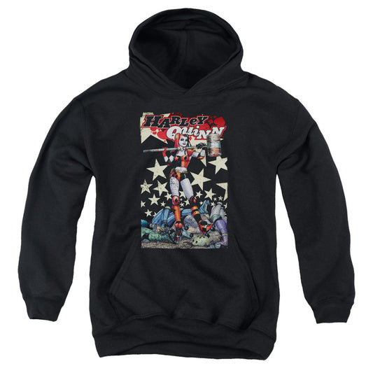 Batman Quinn One Kids Youth Hoodie Black Officially Licensed