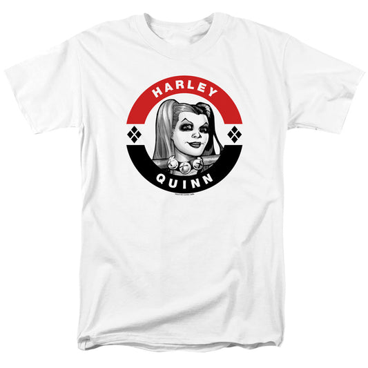 Batman Harley President Circle Mens T Shirt White Officially Licensed