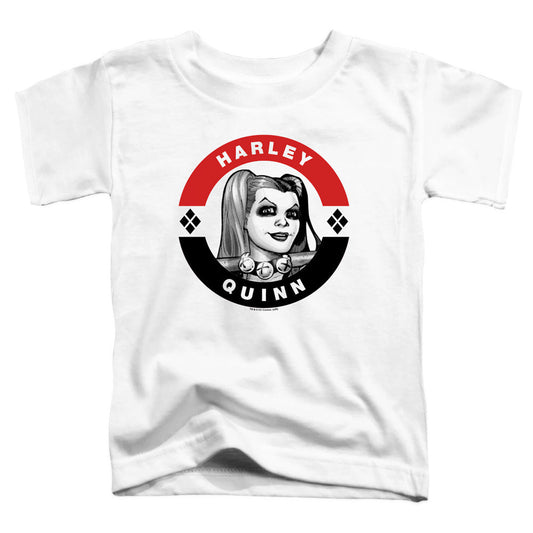 Batman Harley President Circle Toddler Kids Youth T Shirt White Officially Licensed
